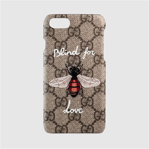 gucci hoesje iphone 7 bee black|gucci iphone 15 pro max.